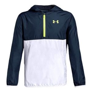 BRAND NEW youth boy under armour packable 1/2 zip jacket size L
